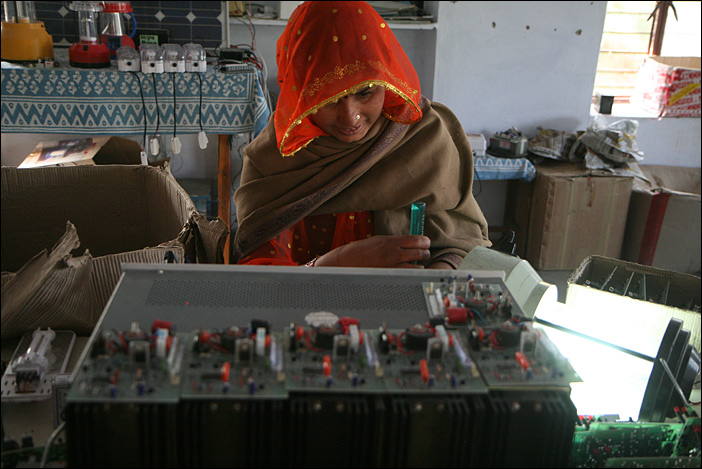 Solar in Barefoot-College Tilonia