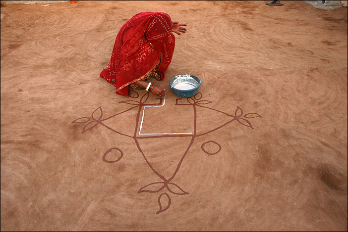 drawing in Rajasthan