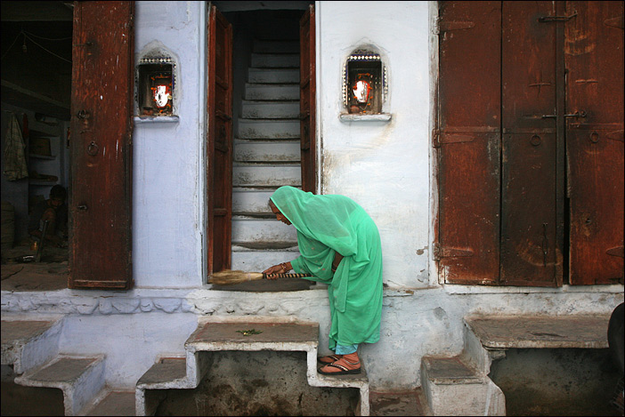 Frau in Udaipur